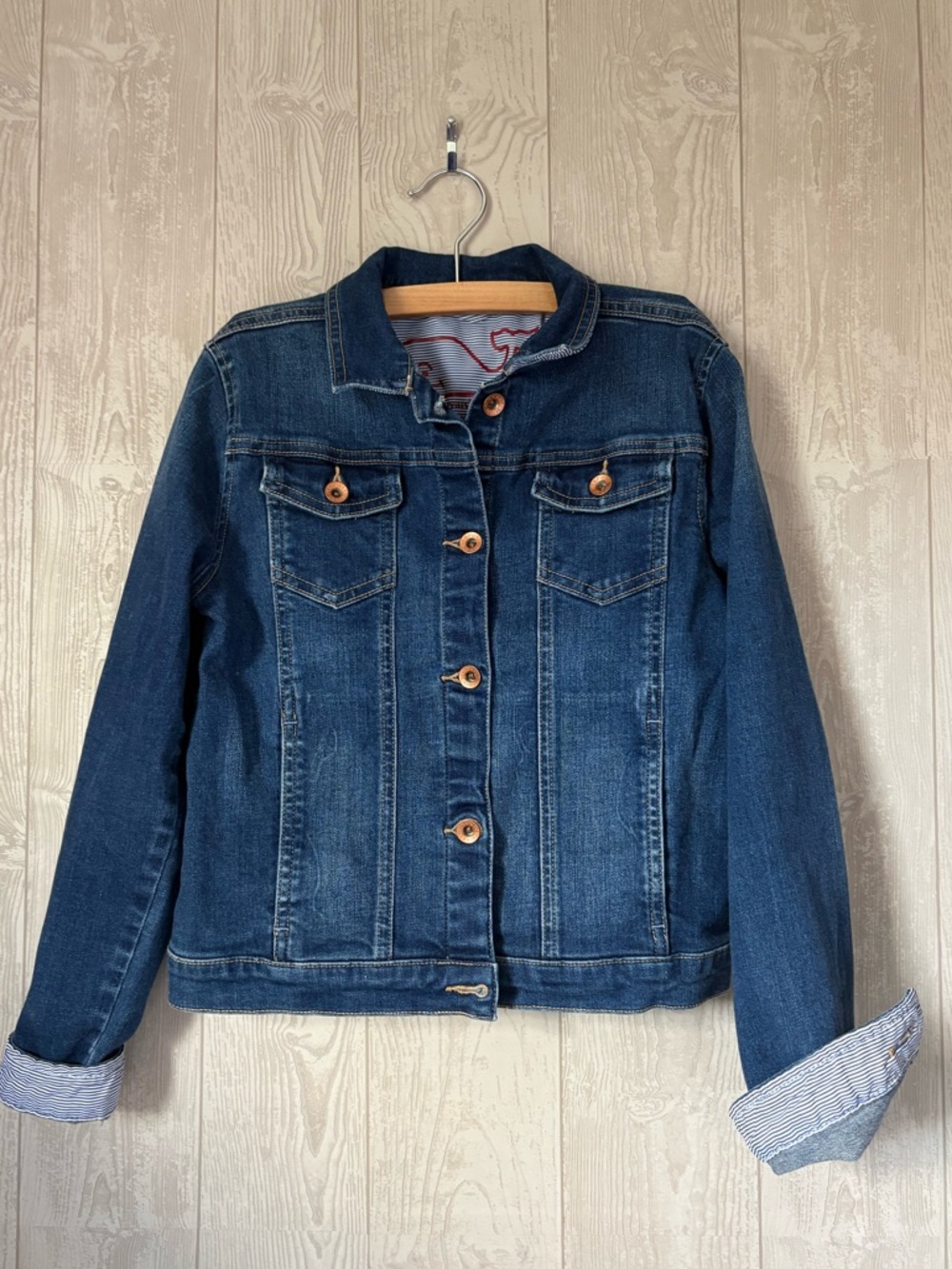 Vineyard Vines Dark Blue Denim Jean Jacket for Kids